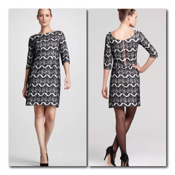 Lilly Pulitzer Dresses & Skirts - Lilly Pulitzer Nikola Black Knit Lace Dress size L